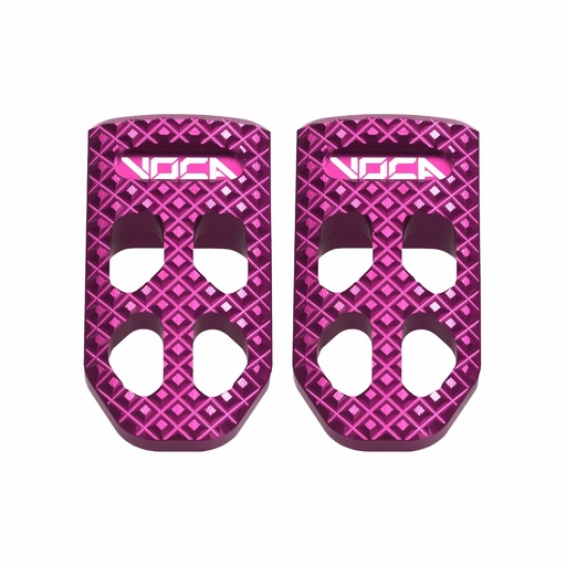 [VCR-RD06FRS/PU] Juego de estriberas piloto CNC VOCA Racing - violeta