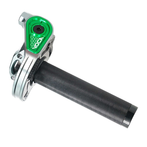 [VCR-RD13.90QUICK/GR] Mando de gas VOCA Bestia CNC 90º - verde