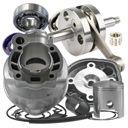 [133.1009.1] Kit cilindro y cigüeñal Polini Hierro 80cc Minarelli AM6