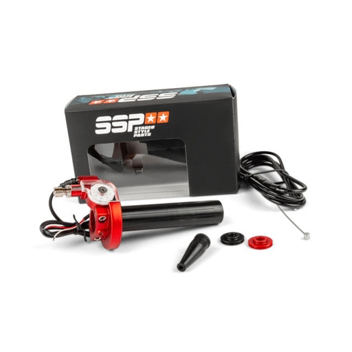 [S6-SSP115/RE] Mando de gas 88º horizontal Stage6 - rojo
