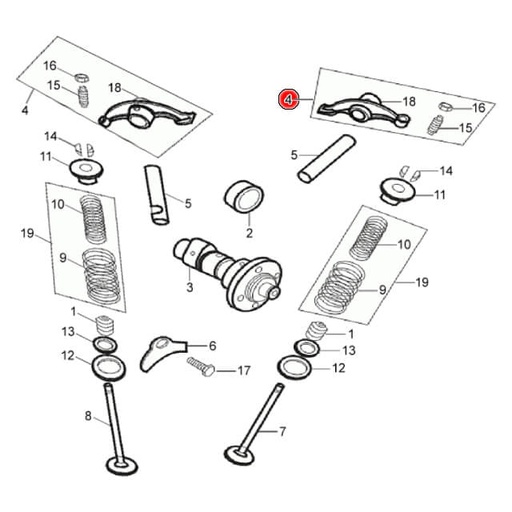 [0/250.002.0004] Brazo balancín Rieju Tango 250