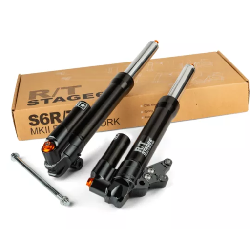 [S6-1450502/BK] Barras de horquilla regulables Yamaha Aerox 50 Stage6 R/T