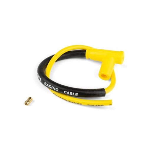 [S6-4510001/YE] Pipa de bujía 90º con cable Stage6 - amarillo
