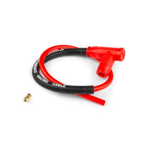 [S6-4510001/RE] Pipa de bujía 90º con cable Stage6 - rojo