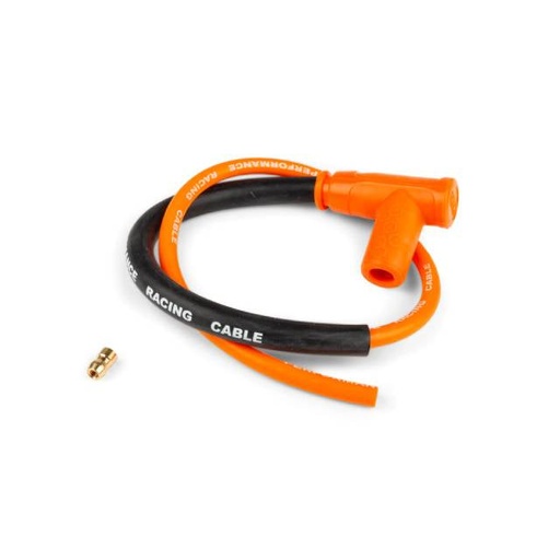 [S6-4510001/OR] Pipa de bujía 90º con cable Stage6 - naranja