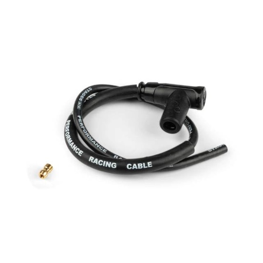 [S6-4510001/BK] Pipa de bujía 90º con cable Stage6 - negro