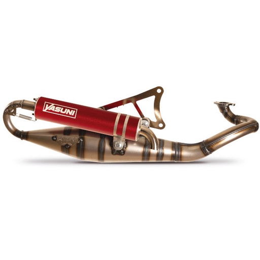 [TUB902R-RPRO] Escape Yasuni R PRO Minarelli horizontal (CE) - rojo