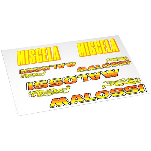 [3320093] Pegatinas Malossi fluor Vintage 17x25cm