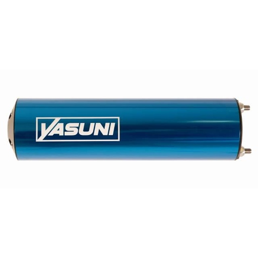 [ESIL066DTRI] Silenciador Yasuni Recto V2 lado izquierdo negro-azul