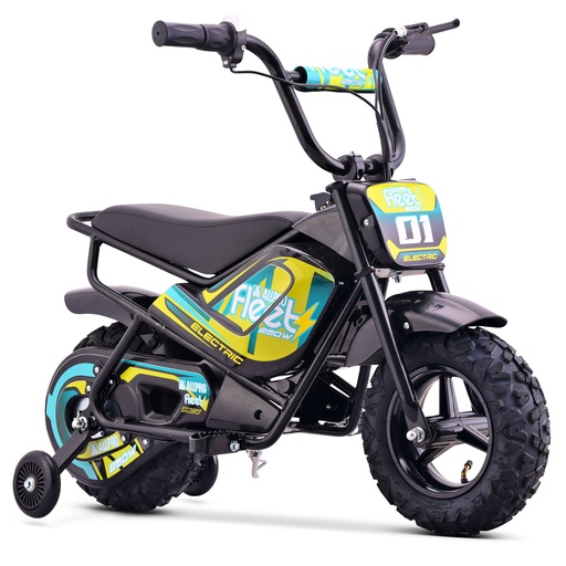 [AP100PB50.FLT.0250.BL] Mini Moto eléctrica FLT-E 250W-24V 110/50-6.50 Max 20 Km/h AllPro Azul