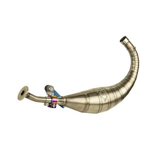 [KR748F-257] Bufanda de escape titanio KRM Minarelli AM6 90-100cc