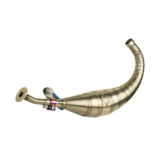 [KR751F-738] Bufanda de escape titanio KRM Minarelli AM6 100-115cc