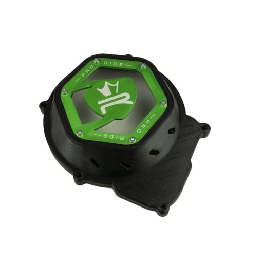 [KR875F] Tapa encendido Minarelli AM6 KRM Pro Ride - negro/verde