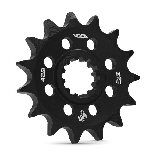 [VCR-RD420.188.15/BK] Piñón Minarelli AM6 Z-15 420 VOCA Racing - negro