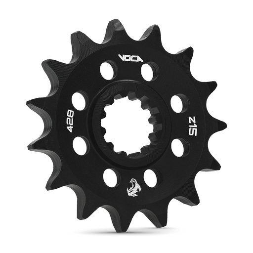 [VCR-RD428.188.15/BK] Piñón Minarelli AM6 Z-15 428 VOCA Racing - negro