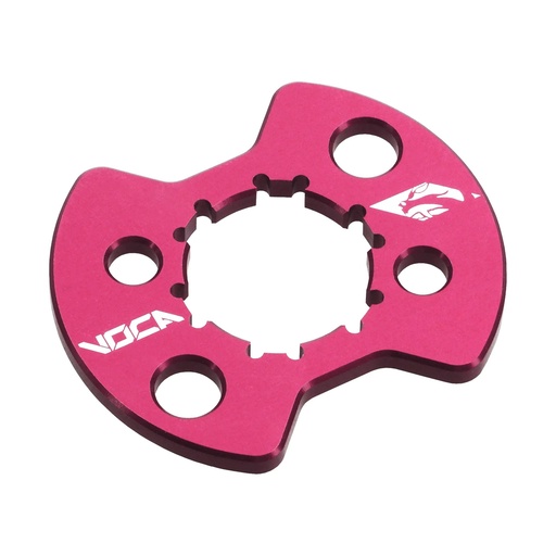[VCR-RD420.193.PLT/PI] Pletina cierre piñón Derbi Euro 2 / 3 / 4 VOCA CNC - rosa