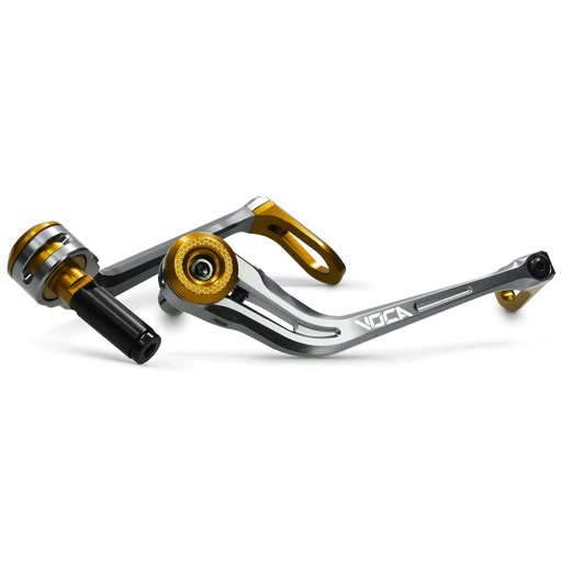 [VCR-SD750R/GO] Protector de manetas universal CNC VOCA EVO - oro