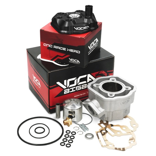 [VCR-RD1193.80.CYL/BK] Cilindro VOCA Bestia 80cc Derbi Euro 3/4 d.50mm - Culata negra