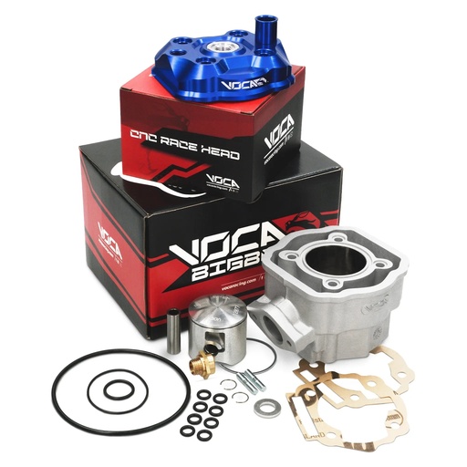[VCR-RD1193.80.CYL/BL] Cilindro VOCA Bestia 80cc Derbi Euro 3/4 d.50mm - Culata azul