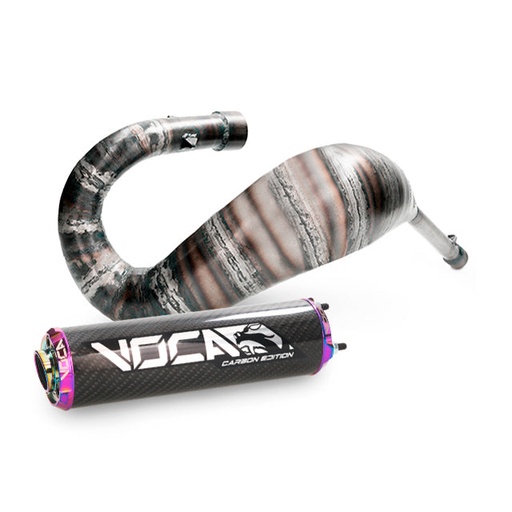 [VCR-RD37185.CC.CATI] Escape Rieju MRT Cross Carbon 80 VOCA Racing - silenciador cazoleta neocromado