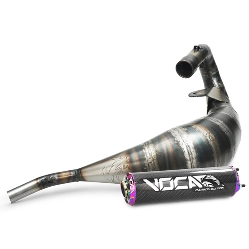 [VCR-RD37185.CC.CATI] Escape Rieju MRT Cross Carbon 80 VOCA Racing - silenciador cazoleta neocromado