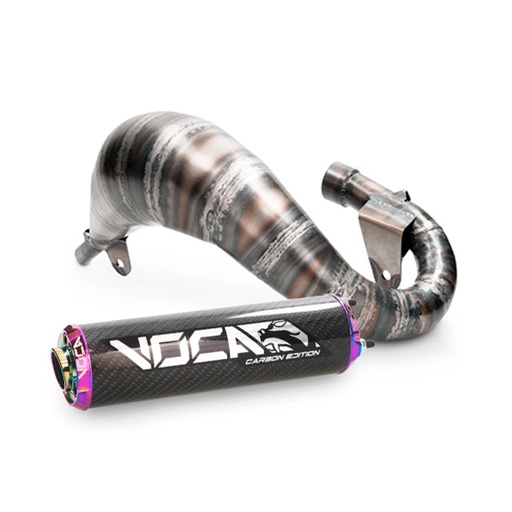 [VCR-RD37190.CC.CATI] Escape Beta RR Enduro/SM 2012-2020 Cross Carbon 80/90cc VOCA Racing - silenciador cazoleta neocromado