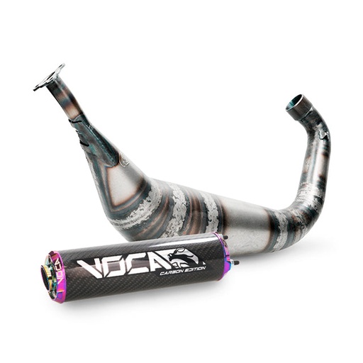 [VCR-RD35192.01.CATI] Escape Derbi Senda Racing BigBore 90cc VOCA - silenciador cazoleta neocromado