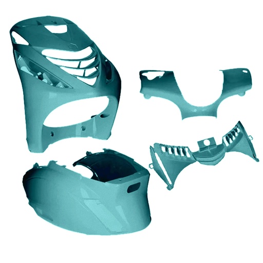 [AP55BP10.142.AP] Kit carenados Piaggio Zip Sp 4 piezas AllPro - turquesa metalizado