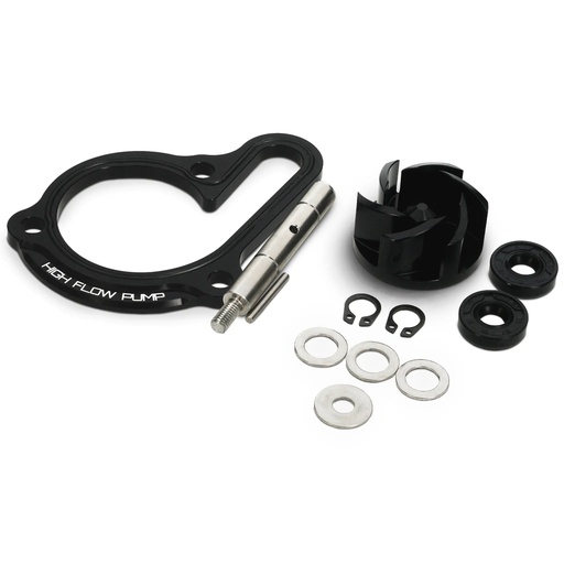 [VCR-RD09193.OWP/BK] Kit bomba de agua HighFlow Derbi Euro 3 / 4 VOCA CNC - negro