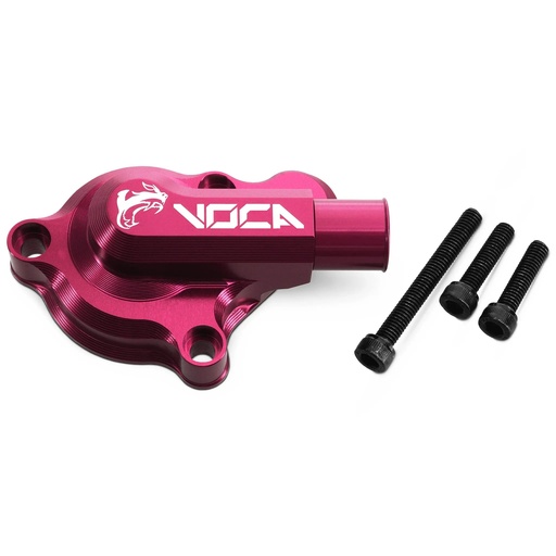 [VCR-RD09193.CV/PI] Tapa bomba de agua Derbi Euro 3 / 4 VOCA CNC - rosa