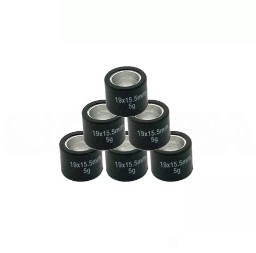 [AP25RO1915055] Rodillos 6 unidades 19x15.5 AllPro - 5,5g