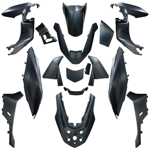 [AP55BP10.622.GM] Carenados Honda PCX 125 Euro 5+ >2025 K1Y 16 piezas Allpro - Gris mate metalizado Dim NHC34