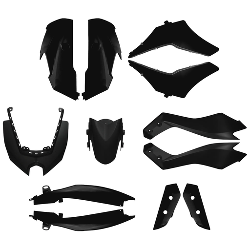 [AP55BP10.647.BK] Carenados Yamaha N-MAX Euro 5+ >2025 12 piezas AllPro - Negro Iconic