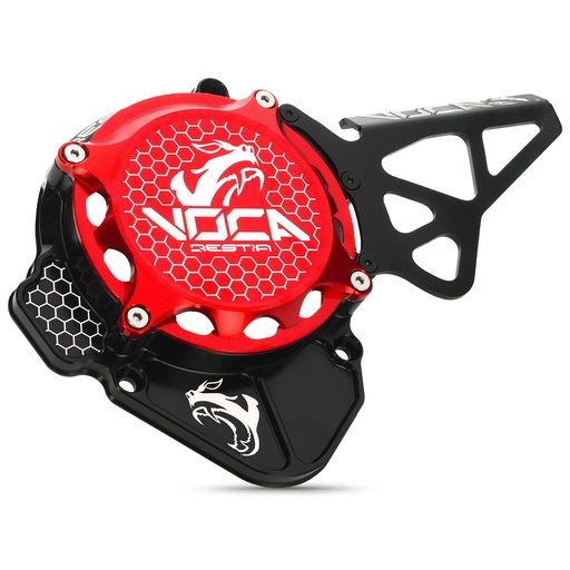 [VCR-RD10193.COVERSP/RE] Tapa de encendido completa VOCA CNC Derbi - Rojo