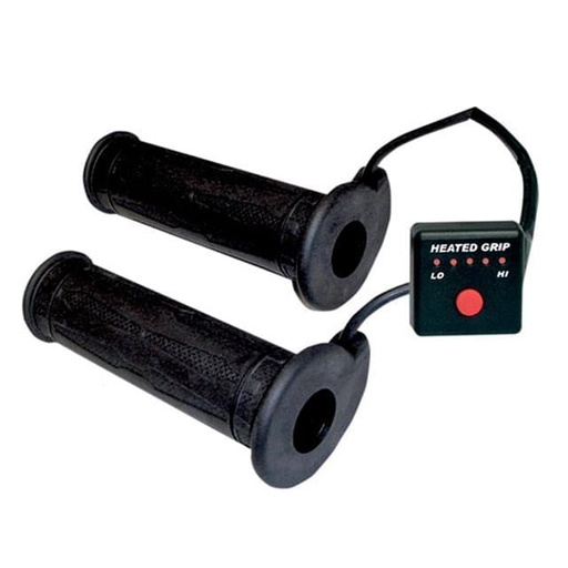 [AM10703E] Puños calefactables KOSO, con interruptor, 5 posiciones, puño 7/8", l=120mm