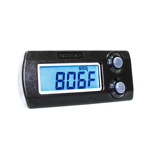 [BA004062] Marcador Temperatura Gas de Escape KOSO "EGT Snowmobile" (100-1200°) - iluminado azul