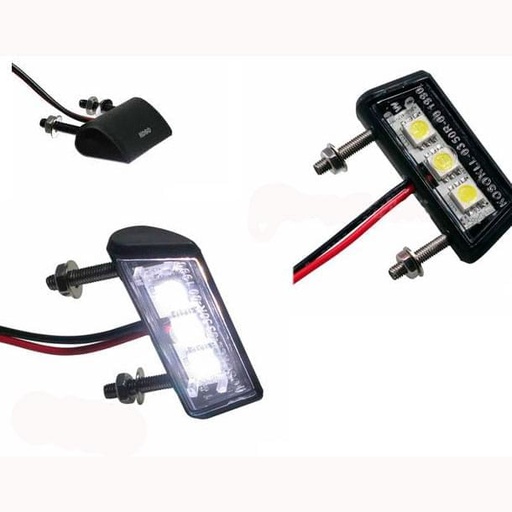 [HD006K00] Iluminacion LED para soporter matrícula Koso, 17,5x42mm, homologado CE