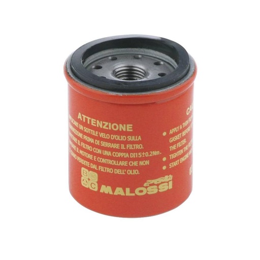 [0313382] Filtro de aceite Malossi Red-Chilli Motor Piaggio 125/200/250/300cc
