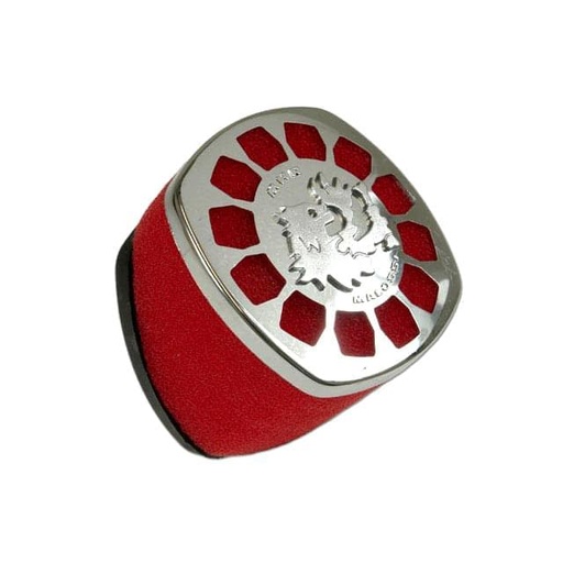 [0411460] Filtro de potencia Malossi E14, conexión 35,5mm curvado 30°