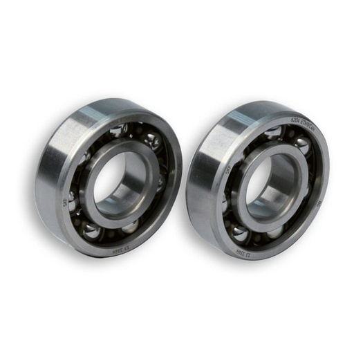 [6615137E] Cojinetes del Cigüeñal Malossi, Minarelli, Senda, (20x47x14mm) C4, Set de 2 Un., sin retenes