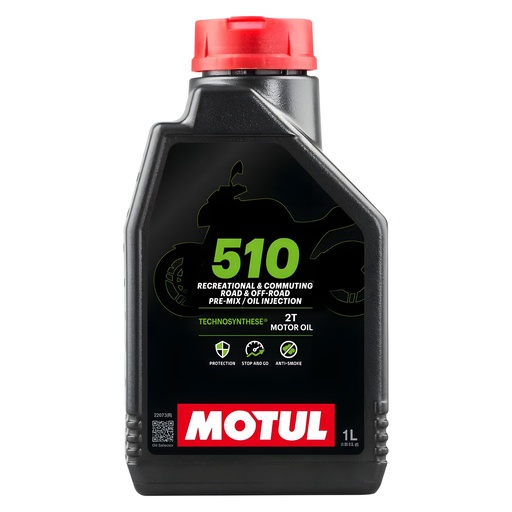 [104028] Aceite mezcla 2T 1L Motul 510 semi-sintético