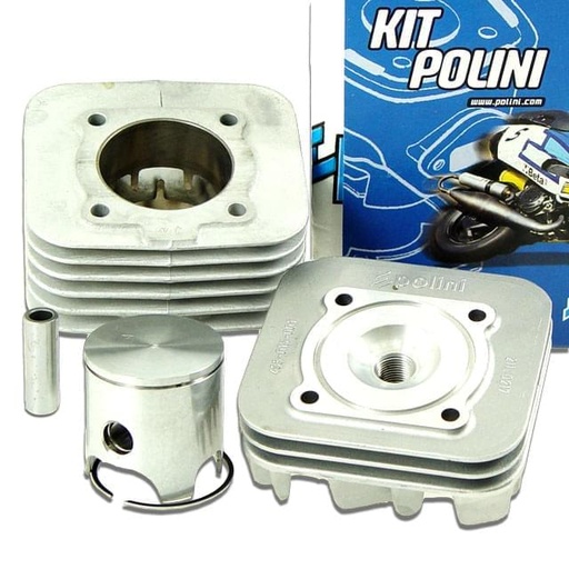 [119.0077] Cilindro (Kit) Polini SPORT 70c.c., Honda GP, Dio, Shadow, SYM Scout, Pure, Free (rosca corta )
