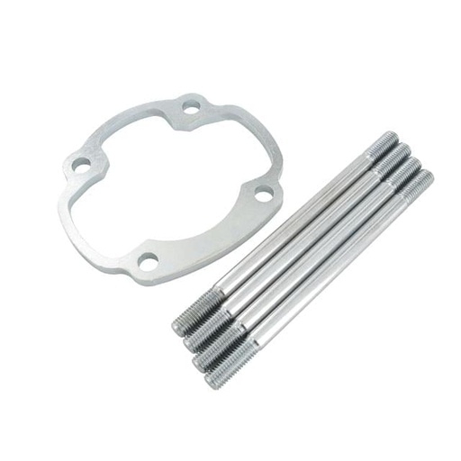 [170.1001] Junta alza cilindro 5mm Minarelli horizontal, incluye espárragos Polini evolution