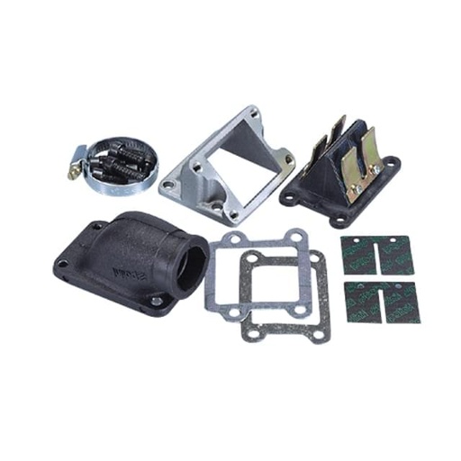 [215.0410] Caja de láminas Polini "BigValve", 4 petalos, con tobera de Admisión, Minarelli vertic., D.21-25mm