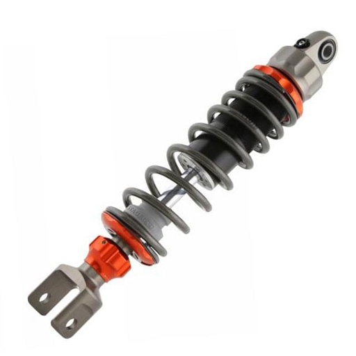 [S6-14614006] Amortiguador Stage6 R/T REPLICA, Aprilia SR50 Factory - eloxado / negro / naranja, L. 310mm, 110 LB