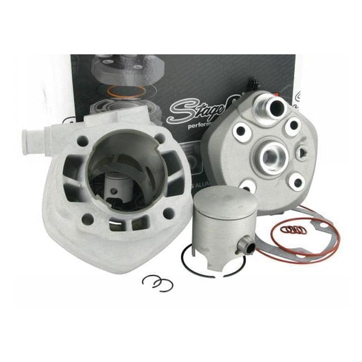 [S6-7416606] Cilindro Minarelli Horizontal LC 70cc bulón d.10mm Stage 6 Racing MKII