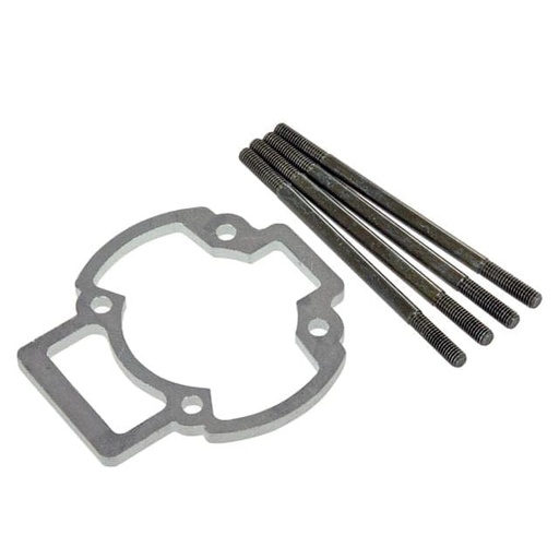 [S6-79140ET01] Junta alza cilindro 5mm Piaggio scooter, incluye espárragos Stage6 R/T