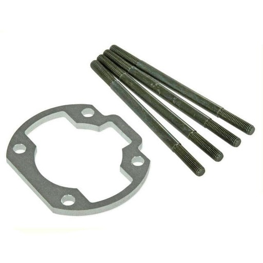 [S6-79166ET01] Junta alza cilindro 5mm Minarelli horizontal, incluye espárragos Stage6 R/T