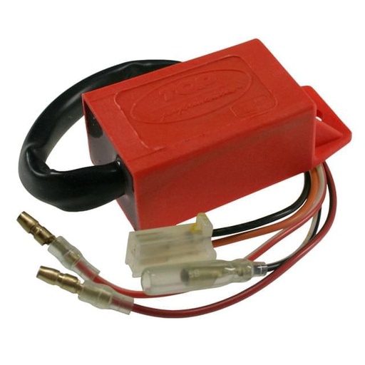 [9909230] CDI (Avanze variable) Top Performances, rojo, Minarelli scooters con encendido YAMAHA (Aprilia, Beta, Malaguti….), incl. Chaveta