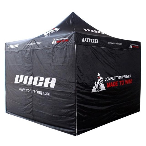 [VCR-MD0800] Carpa plegable VOCA Racing, 3x3m, estructura aluminio primera calidad, con bolsa